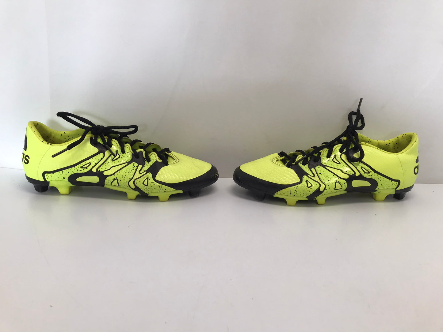 Soccer Shoes Cleats Men's Size 8 Adidas Black Lime Excellent