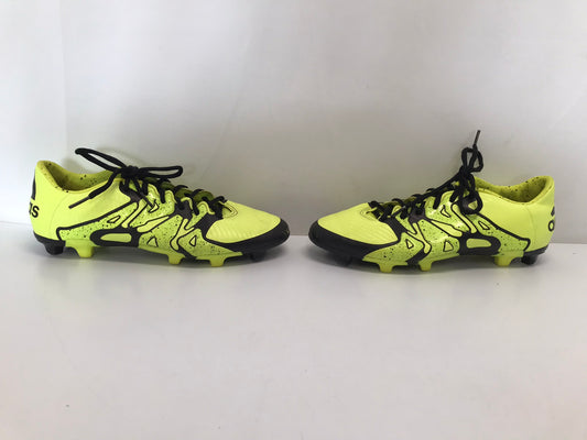 Soccer Shoes Cleats Men's Size 8 Adidas Black Lime Excellent