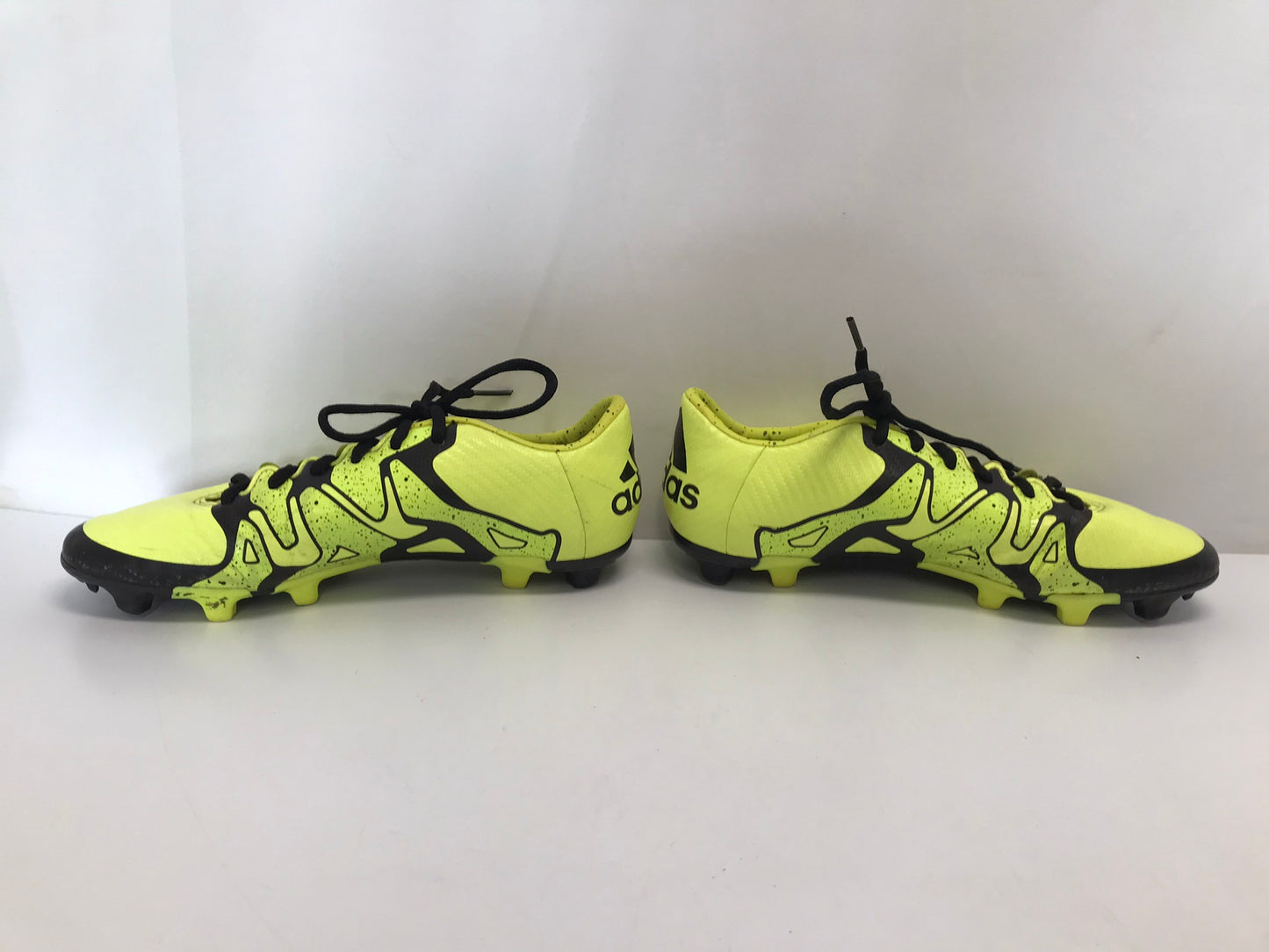 Soccer Shoes Cleats Men's Size 8 Adidas Black Lime Excellent