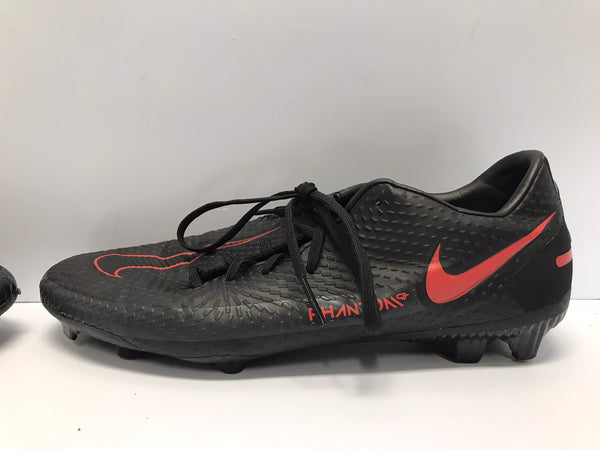 Soccer Shoes Cleats Men's Size 8 Nike Phantom Black Red Minor Wear