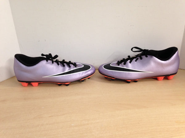 Soccer Shoes Cleats Men's Size 9 Nike Mercurial Purple Orange Black