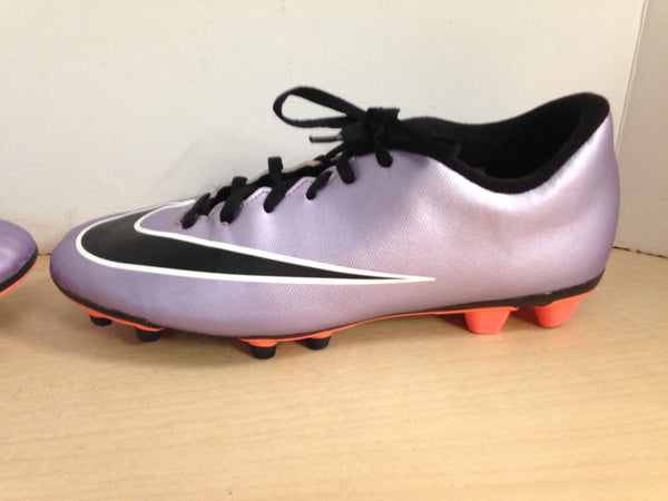 Soccer Shoes Cleats Men's Size 9 Nike Mercurial Purple Orange Black