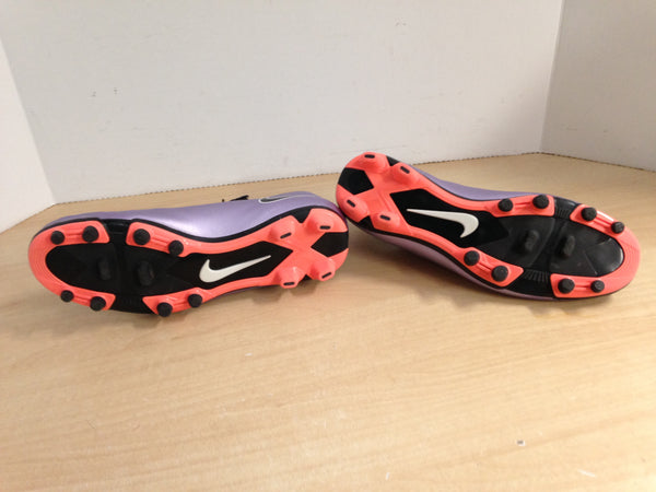 Soccer Shoes Cleats Men's Size 9 Nike Mercurial Purple Orange Black
