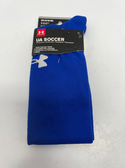 Soccer Socks Adult Size Under Armour Blue New In Package