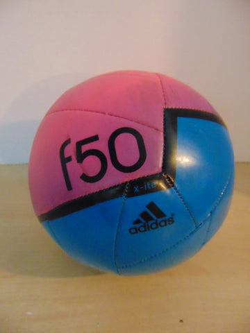 Soccer Ball Adidas F50 Blue Pink Excellent