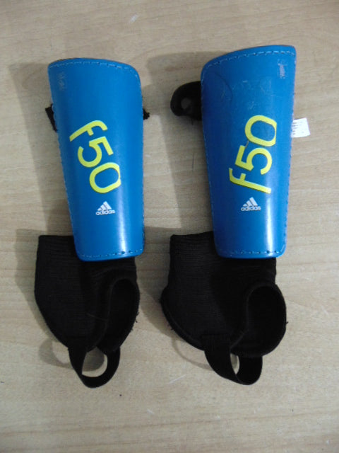 Soccer Shin Pads Child Size X Small Age 3-4 Adidas Blue Black