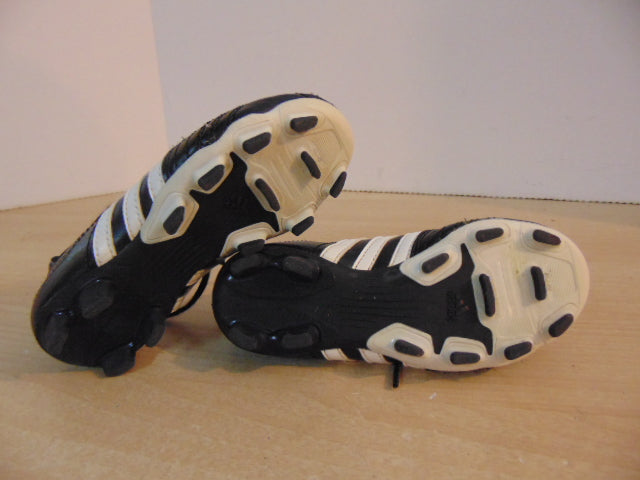 Soccer Shoes Cleats Child Size 11 Adidas Black White