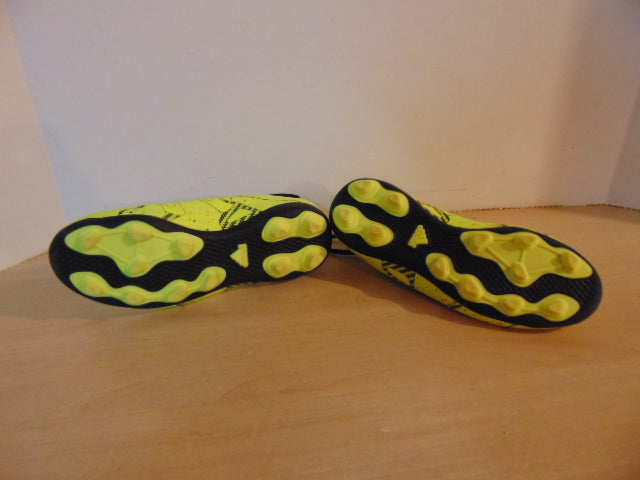 Soccer Shoes Cleats Child Size 3 Adidas Black Lime