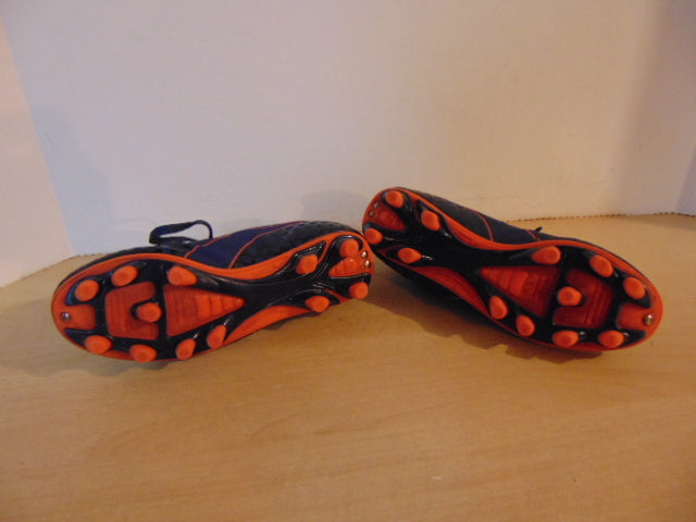 Soccer Shoes Cleats Child Size 3 Diadora Blue Orange