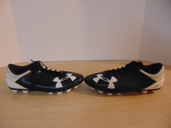 Soccer Shoes Cleats Child Size 3 Under Armour Black White