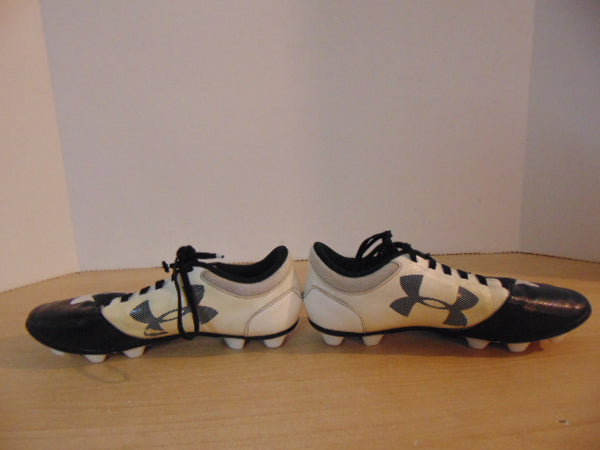 Soccer Shoes Cleats Child Size 3 Under Armour Black White