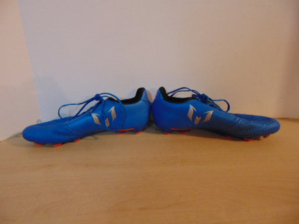 Soccer Shoes Cleats Child Size 4.5  Adidas Blue Silver Orange