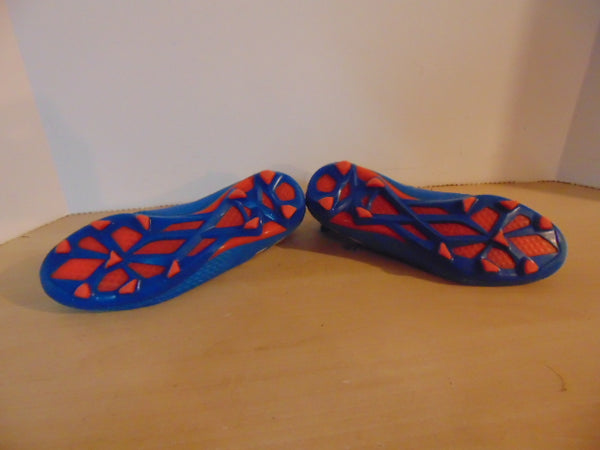 Soccer Shoes Cleats Child Size 4.5  Adidas Blue Silver Orange