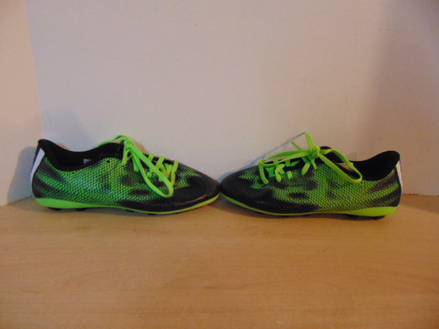 Soccer Shoes Cleats Child Size 4  Adidas Green Black Skin
