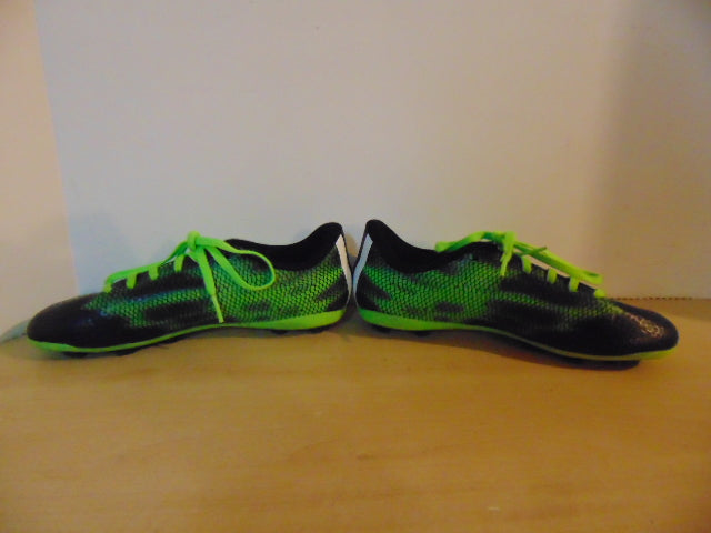 Soccer Shoes Cleats Child Size 4  Adidas Green Black Skin