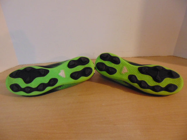Soccer Shoes Cleats Child Size 4  Adidas Green Black Skin