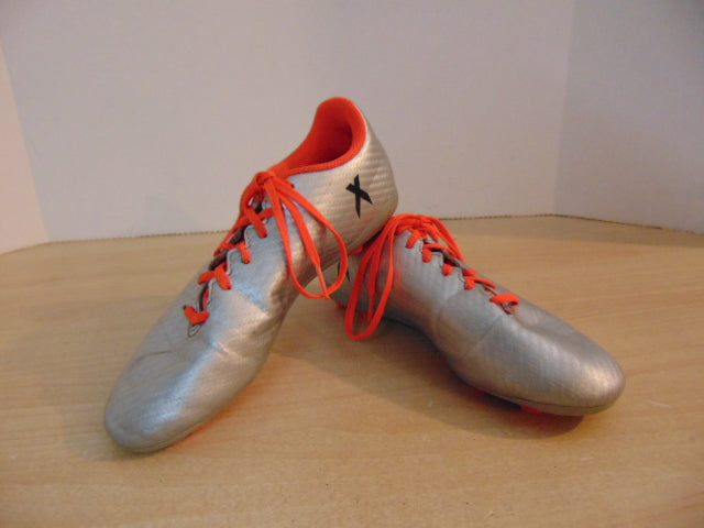 Soccer Shoes Cleats Child Size 4 Adidas Orange Grey