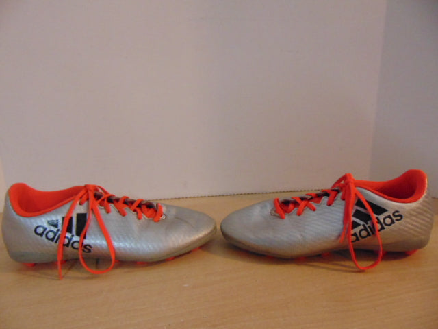 Soccer Shoes Cleats Child Size 4 Adidas Orange Grey