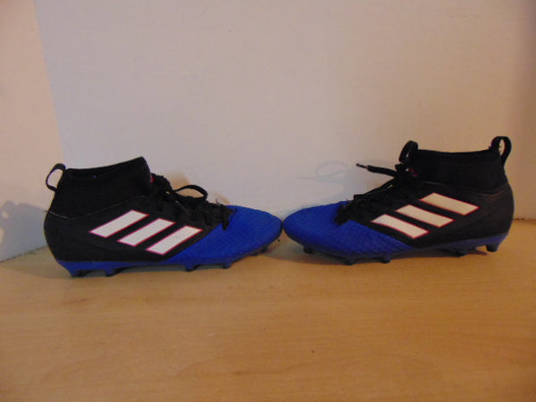 Soccer Shoes Cleats Child Size 4 Adidas Slipper Foot Blue Black