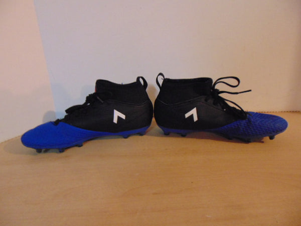 Soccer Shoes Cleats Child Size 4 Adidas Slipper Foot Blue Black
