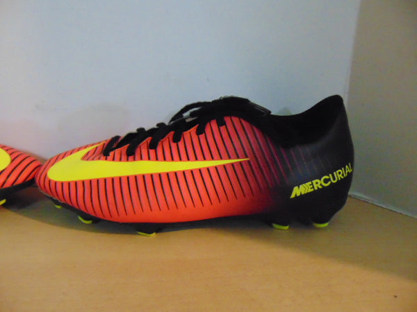 Soccer Shoes Cleats Men's Size 6 Youth Nike Mercurial Fushia Black Yellow