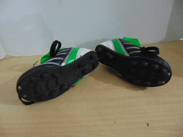 Soccer Shoes Cleats Child Size 9 Toddler Athletic Black Green