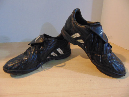 Soccer Shoes Cleats Indoor Child Size 4.5 Adidas Black White