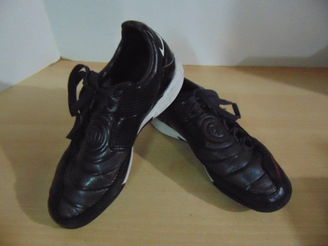 Soccer Shoes Cleats Indoor Child Size 4.5 Youth Nike Total 90 Black Red