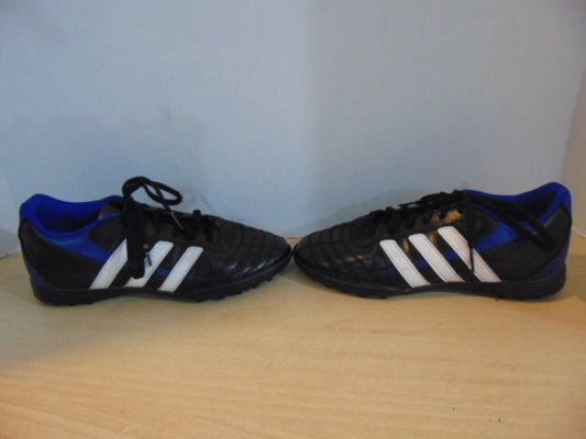 Soccer Shoes Cleats Indoor Child Size 4.5 Adidas Blue Black