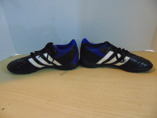 Soccer Shoes Cleats Indoor Child Size 4.5 Adidas Blue Black