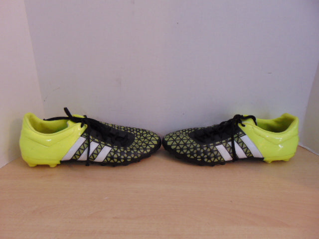 Soccer Shoes Cleats Indoor Men's Size 10 Adidas Black Yellow Minor Wear