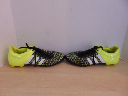 Soccer Shoes Cleats Indoor Men's Size 10 Adidas Black Yellow Minor Wear