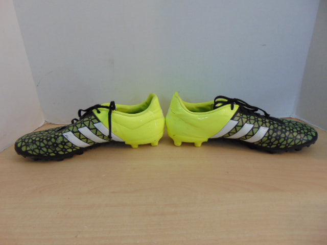 Soccer Shoes Cleats Indoor Men's Size 10 Adidas Black Yellow Minor Wear