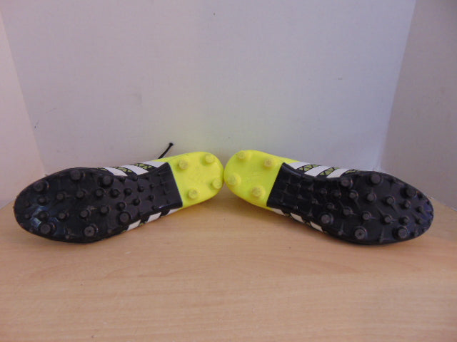 Soccer Shoes Cleats Indoor Men's Size 10 Adidas Black Yellow Minor Wear