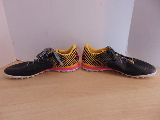 Soccer Shoes Cleats Indoor Men's Size 13 Adidas Black Pink Orange