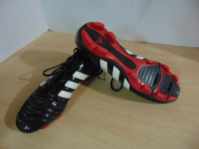 Soccer Shoes Cleats Ladies Size 8.5 Adidas Black Red