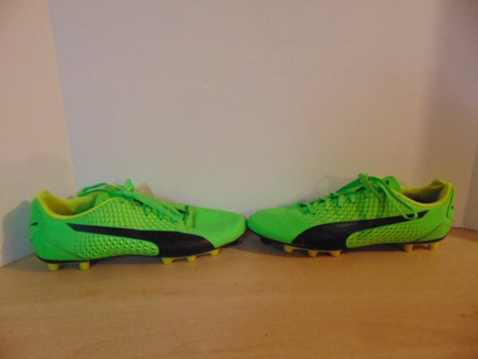 Soccer Shoes Cleats Men's Size 10 Puma Lime and Black