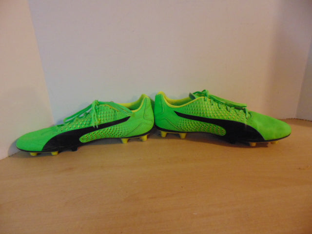 Soccer Shoes Cleats Men's Size 10 Puma Lime and Black