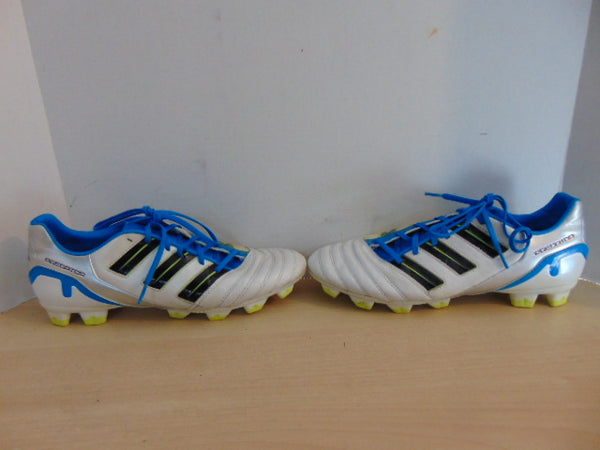 Soccer Shoes Cleats Men's Size 11.5 Adidas Preditor Blue White Minor Wear