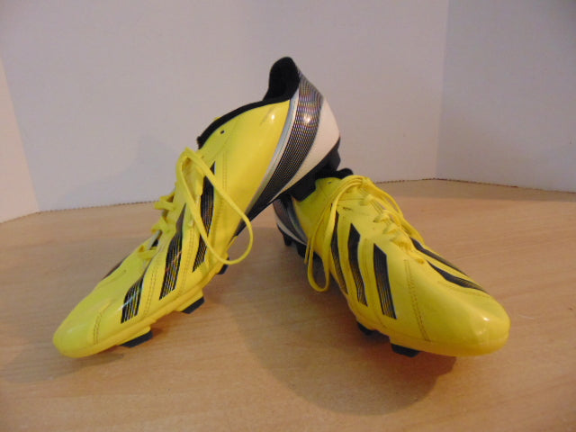 Soccer Shoes Cleats Men's Size 11.5 Adidas Yellow Black