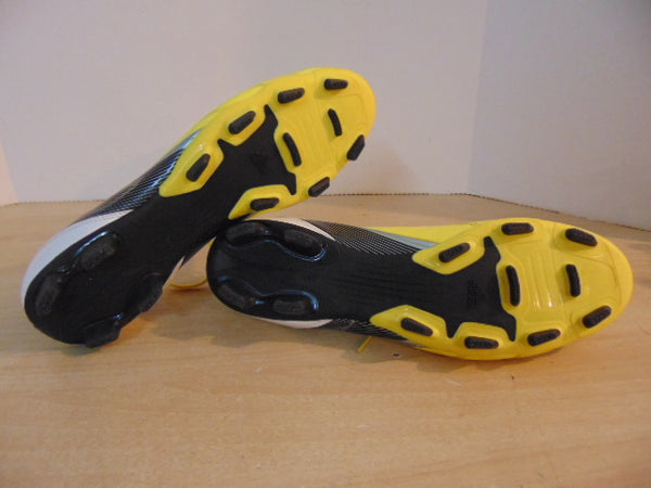 Soccer Shoes Cleats Men's Size 11.5 Adidas Yellow Black