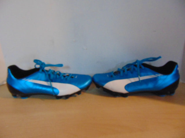 Soccer Shoes Cleats Men's Size 6 Puma EvoSpeed Brilliant Blue White