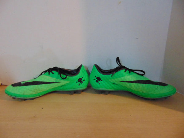 Soccer Shoes Cleats Men's Size 7.5 Nike Hypervenom Green Black Minor Marks