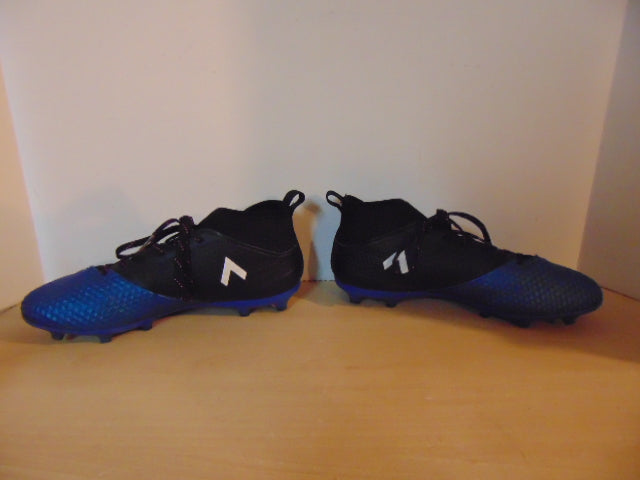 Soccer Shoes Cleats Men's Size 7 Adidas Blue White Slipper Foot