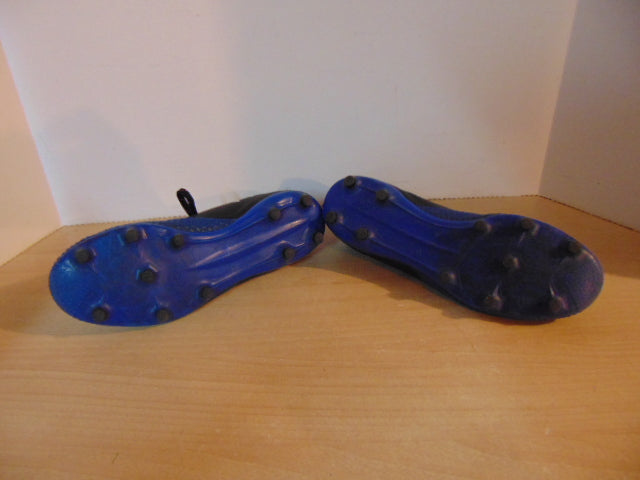 Soccer Shoes Cleats Men's Size 7 Adidas Blue White Slipper Foot