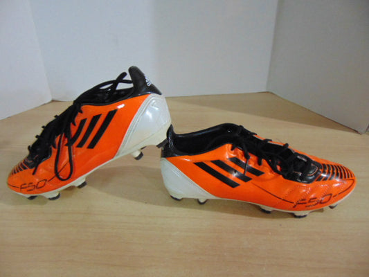 Soccer Shoes Cleats Men's Size 7 Adidas F50 Orange Black