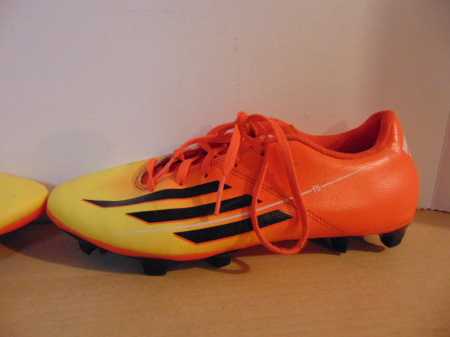 Soccer Shoes Cleats Men's Size 8 Adidas Orange Black Yellow