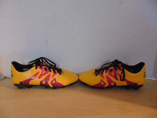 Soccer Shoes Cleats Men's Size 8 Adidas Orange Black and Pink