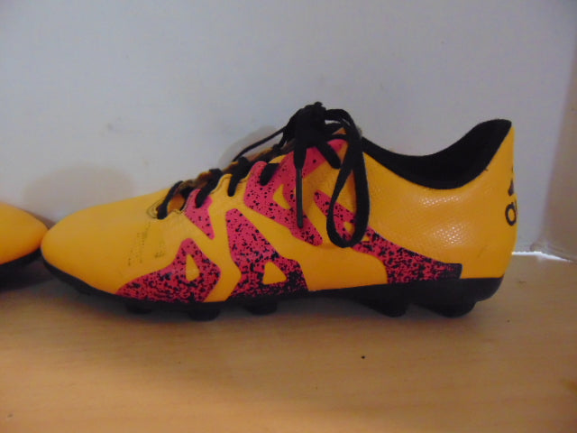 Soccer Shoes Cleats Men's Size 8 Adidas Orange Black and Pink