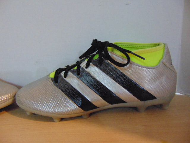 Soccer Shoes Cleats Men's Size 8 Adidas Slipper Sock Silver and Lime